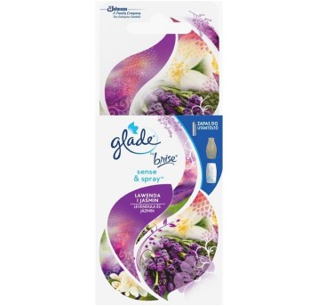 Wkład zapachowy do odświeżacza BRISE GLADE DISCREET Lawenda i Jaśmin kwiatowy 8ml