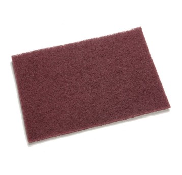 Włóknina ścierna 3M SCOTCH-BRITE 7447 PRO 158mm x 224mm AVFN kol. kasztanowy arkusz 1 szt. perforacja do dzielenia na pół [K8A002220]