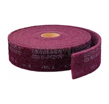 Włóknina ścierna 3M SCOTCH-BRITE Clean & Finish CF-RL 150mm x 115mm (x35) AVFN kol. fioletowy rolka 1 szt. perforowana [07903]