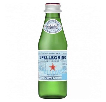 Woda gazowana mineralna SAN PELLEGRINO butelka szklana 250ml 24 szt.