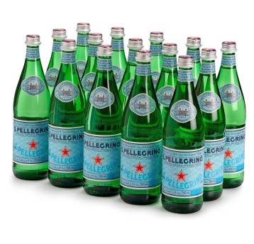 Woda gazowana mineralna SAN PELLEGRINO butelka szklana 750ml 15 szt.
