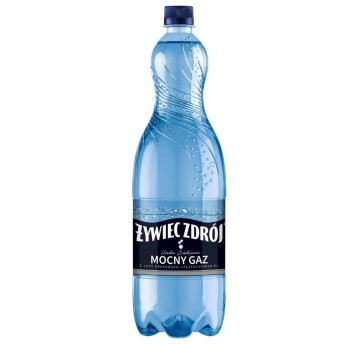 Woda [K] gazowana źródlana ŻYWIEC ZDRÓJ Mocny gaz butelka plastikowa 1,5L 6 szt.