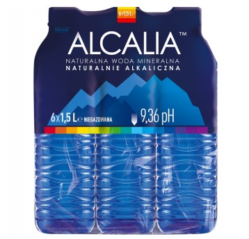 Woda [K] niegazowana mineralna ALCALIA butelka plastikowa 1,5L 6 szt.