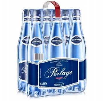 Woda musująca mineralna CISOWIANKA Perlage butelka plastikowa 700ml 6 szt.