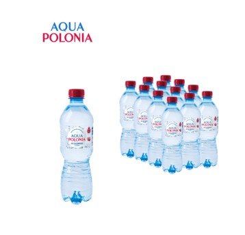 Woda niegazowana mineralna AQUA POLONIA butelka plastikowa 500ml 12 szt.