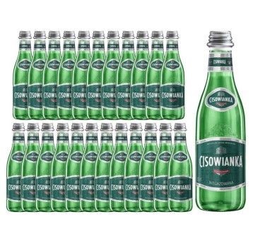 Woda niegazowana mineralna CISOWIANKA Classique butelka szklana 300ml 24 szt.