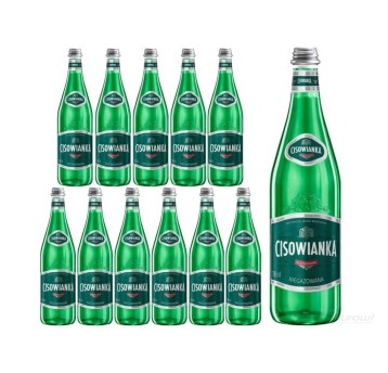 Woda niegazowana mineralna CISOWIANKA Classique butelka szklana 700ml 12 szt.