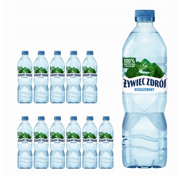 Woda niegazowana źródlana ŻYWIEC ZDRÓJ butelka plastikowa 500ml 12 szt.