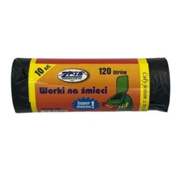 Worki na śmieci 120L KOWALCZYK kol. czarny 10 szt.