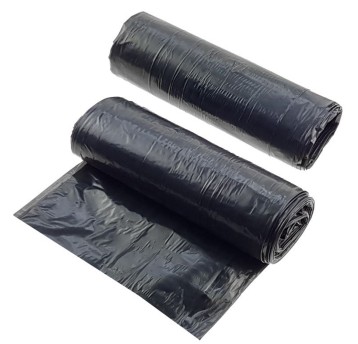 Worki na śmieci z taśmą 35L kol. czarny 15 szt.