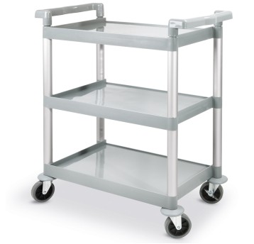 Wózek cateringowy HENDI 410 x 933 x 740mm obciążenie maks. 150kg 3 półki, PP [810200]