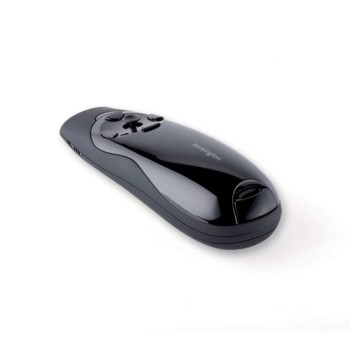 Wskaźnik do prezentacji bezprzewodowy z zielonym laserem KENSINGTON PRESENTER EXPERT do 50m kol. czarny karta MicroSD [K72427EU]