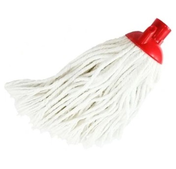 Zapas do mopa sznurkowego bawełna BRATEK kol. białawy gruby bawełniany końcówka XXL