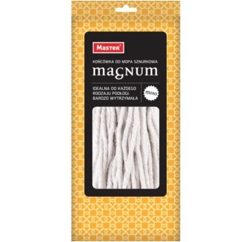 Zapas do mopa sznurkowego bawełna MAGNUM Mini kol. biały