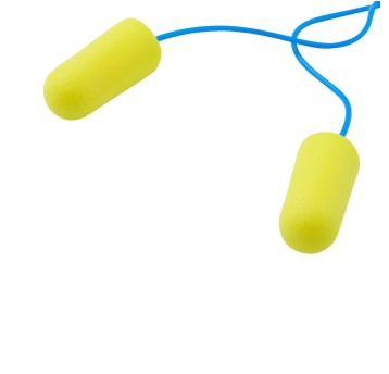 Zatyczki przeciwhałasowe na sznurku 3M E-A-R Soft Yellow Neons ES-01-005 34dB kol. żółty neonowy rolowane 1 para [1067900]