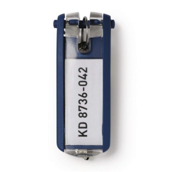 Zawieszka do kluczy DURABLE kol. granatowy 6 szt. [195707]