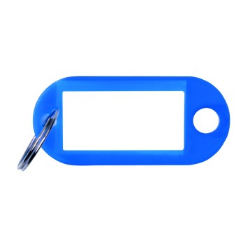 Zawieszka do kluczy OFFICE PRODUCTS kol. niebieski 10 szt. [19115212-01]