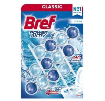 Zawieszka do WC BREF Power Aktiv morski 50g kulki (3szt. x 50g)