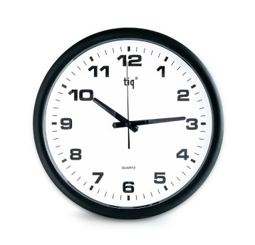 Zegar ścienny ARGO 851C kol. czarny Ø40cm [608683]