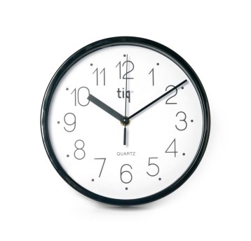 Zegar ścienny ARGO W99151 kol. czarny Ø22,5cm [608684]