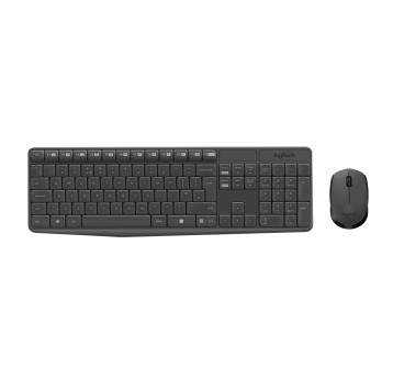 Zestaw klawiatura i myszka bezprzewodowy LOGITECH MK-235 kol. czarny US [920-007931]