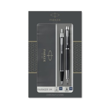 Zestaw pióro wieczne + długopis PARKER IM CT kol. czarny pudełko kartonowe [2093215]