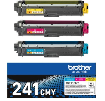 Zestaw tonerów BROTHER TN-241CMY C/M/Y 3 x 1400 str. pak 3 szt.