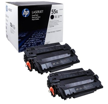 Zestaw tonerów HP CE255XD black 2 x 12500 str. (2 x CE255X / 55X) pak 2 szt.