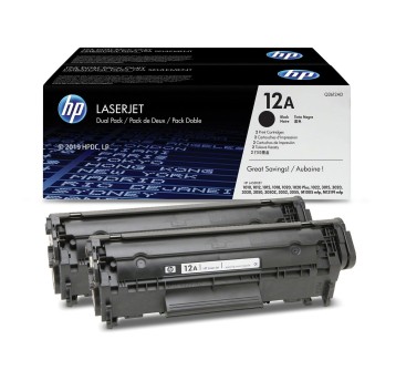 Zestaw tonerów HP Q2612AD black 2 x 2000 str. (2 x Q2612A / 12A) pak 2 szt.