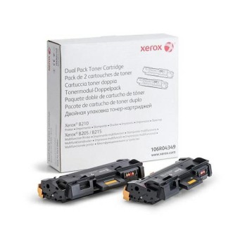 Zestaw tonerów XEROX 106R04349 black 2 x 3000 str. (2 x 106R04348) pak 2 szt.