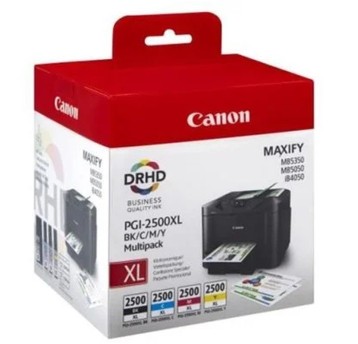 Zestaw tuszy CANON 9254B010 / PGI-2500XL-CMYK C/M/Y/K 3 x 19,3ml + 70,9ml | 9254B004 | pak 4 szt.