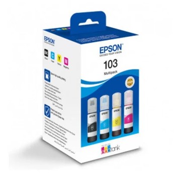 Zestaw tuszy EPSON C13T00S64A / 103 C/M/Y/K 4 x 65ml (4 x 103) pak 4 szt.