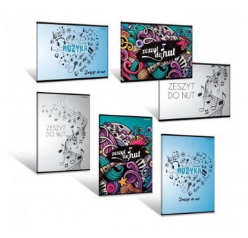 Zeszyt A4 pięciolinia 16 kartek TOP-2000 okładka miękka do nut [400101418]