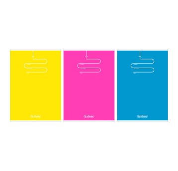 Zeszyt A5 kratka 32 kartki HERLITZ COLOR BLOCKING okładka miękka mix kolorów [400198030]