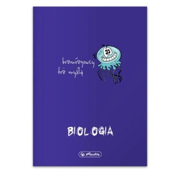 Zeszyt A5 kratka 60 kartek HERLITZ ECO Biologia okładka miękka PP [400198101]