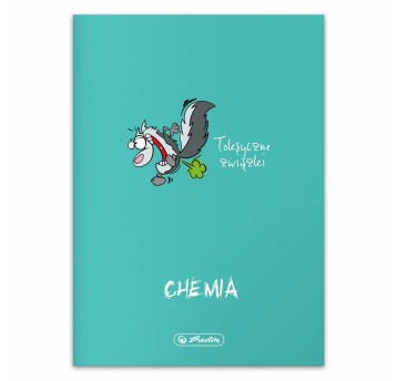 Zeszyt A5 kratka 60 kartek HERLITZ ECO Chemia okładka miękka PP [400198102]