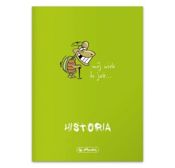 Zeszyt A5 kratka 60 kartek HERLITZ ECO Historia okładka miękka PP [400197978]