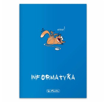 Zeszyt A5 kratka 60 kartek HERLITZ ECO Informatyka okładka miękka PP [400198104]