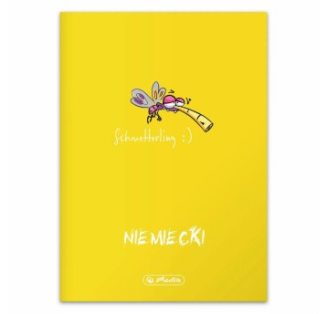Zeszyt A5 kratka 60 kartek HERLITZ ECO Język Niemiecki okładka miękka PP [400197977]