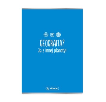 Zeszyt A5 kratka 60 kartek HERLITZ Geografia okładka miękka [400197996]