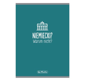 Zeszyt A5 kratka 60 kartek HERLITZ Język Niemiecki okładka miękka [400197994]