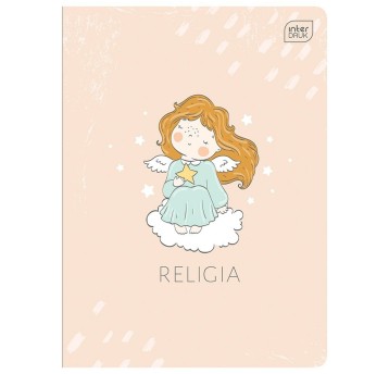 Zeszyt A5 kratka 60 kartek INTERDRUK Religia okładka miękka