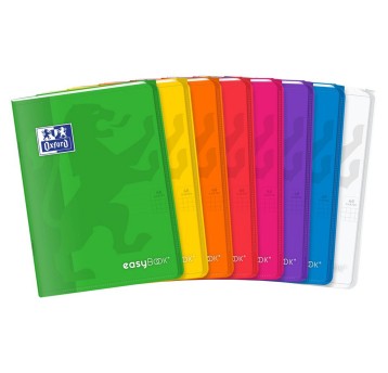 Zeszyt A5 kratka 60 kartek OXFORD EASYBOOK okładka miękka PP mix kolorów [400146693]