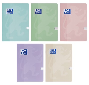 Zeszyt A5 kratka 60 kartek OXFORD TOUCH PASTEL okładka miękka mix kolorów [400175351]