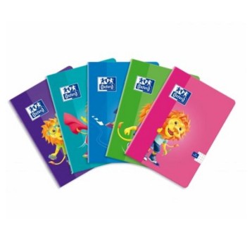 Zeszyt A5 linia podwójna 16 kartek OXFORD Lion okładka miękka [400106954]