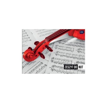 Zeszyt A5 pięciolinia 16 kartek INTERDRUK okładka miękka