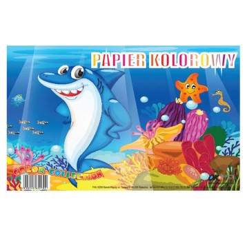 Zeszyt papierów kolorowych A5 OK.OFFICE Color Collection 8 arkuszy