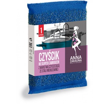 Zmywak do silnych zabrudzeń 13,5 x 9 x 1,5cm ANNA ZARADNA mix kolorów [ST-AZ-017690]