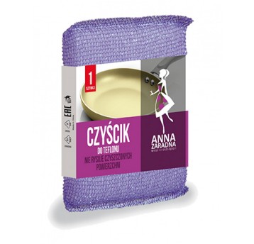 Zmywak uniwersalny 13 x 9 x 1,5cm ANNA ZARADNA mix kolorów do teflonu [ST-AZ-017683]