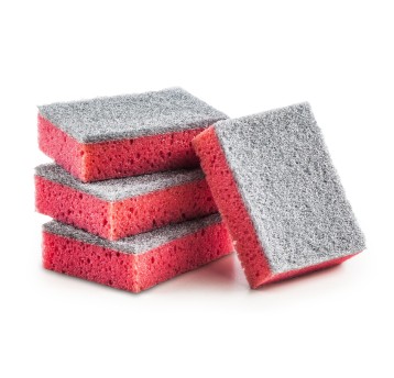 Zmywak uniwersalny celuloza 11,5 x 7 x 2cm JAN NIEZBĘDNY kol. różowy 2 szt.